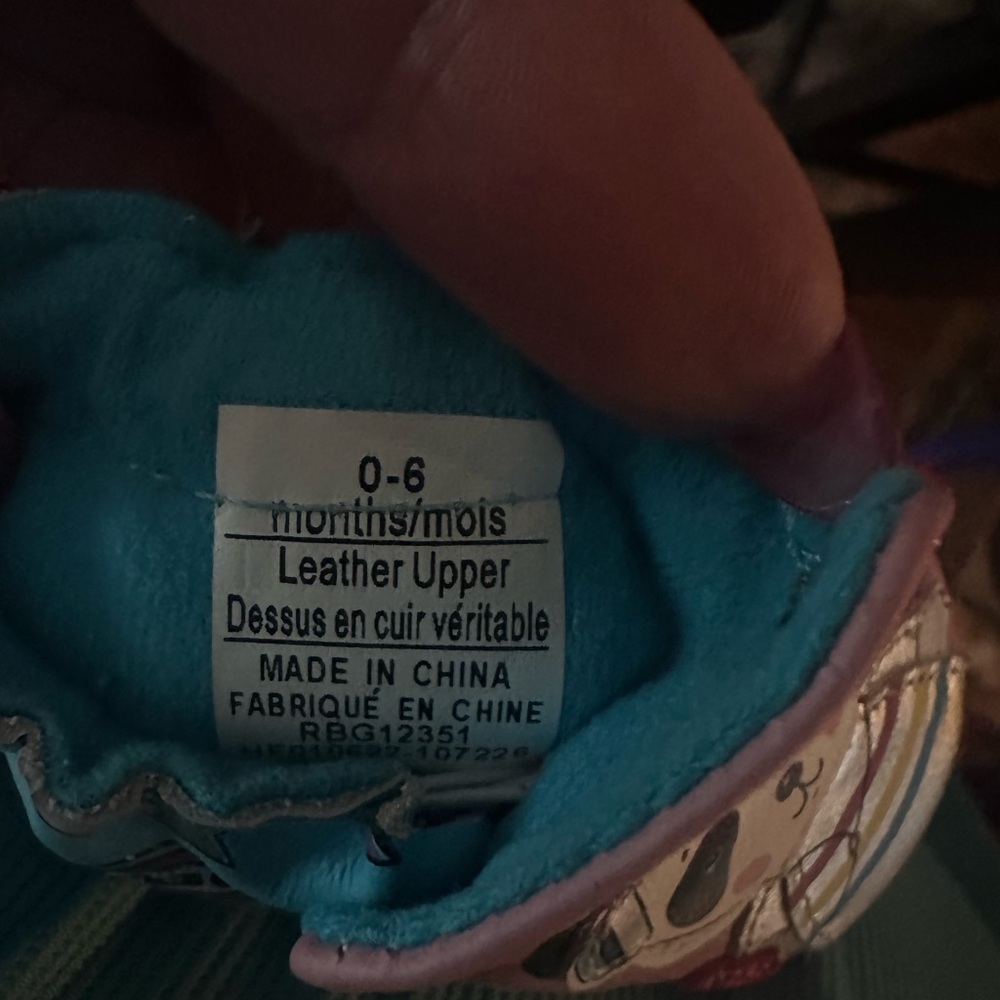 Robeez Pink Musical Panda Baby Shoes. 0-6 months. Never worn! - Picture 3 of 4